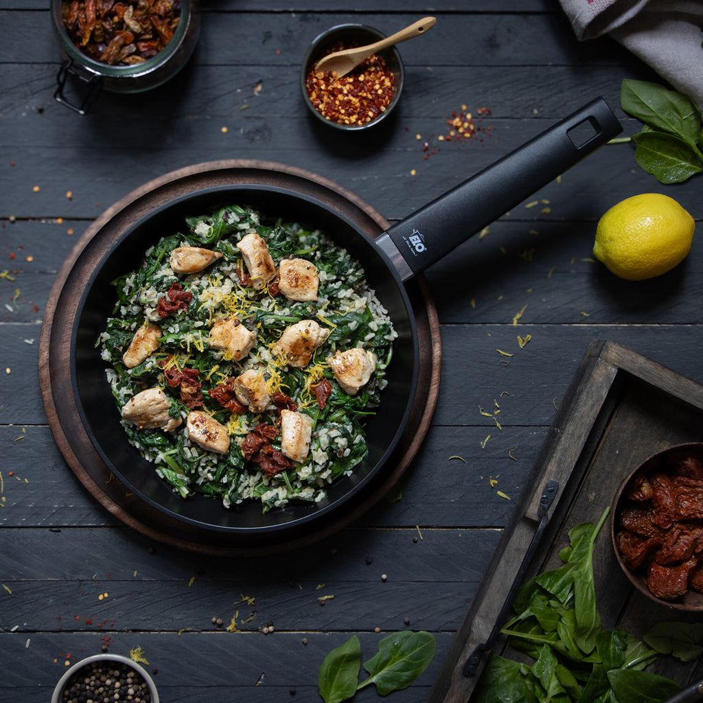 Stekepanne Smart Wave Ø24 cm non-stick PFAS-fri - ELO montert på kokeplate