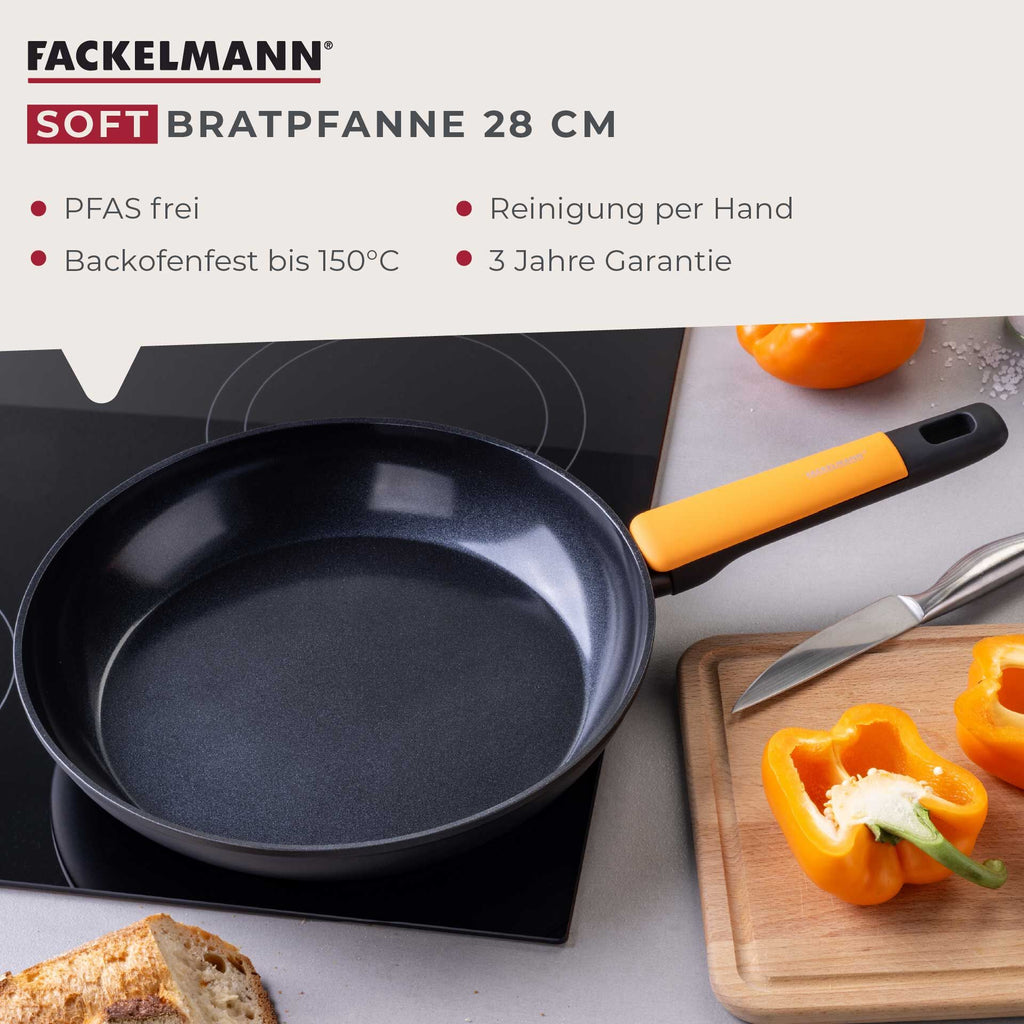 Nærbilde av keramisk overflate på Stekepanne Soft Collection keramikk non-stick Ø28 cm