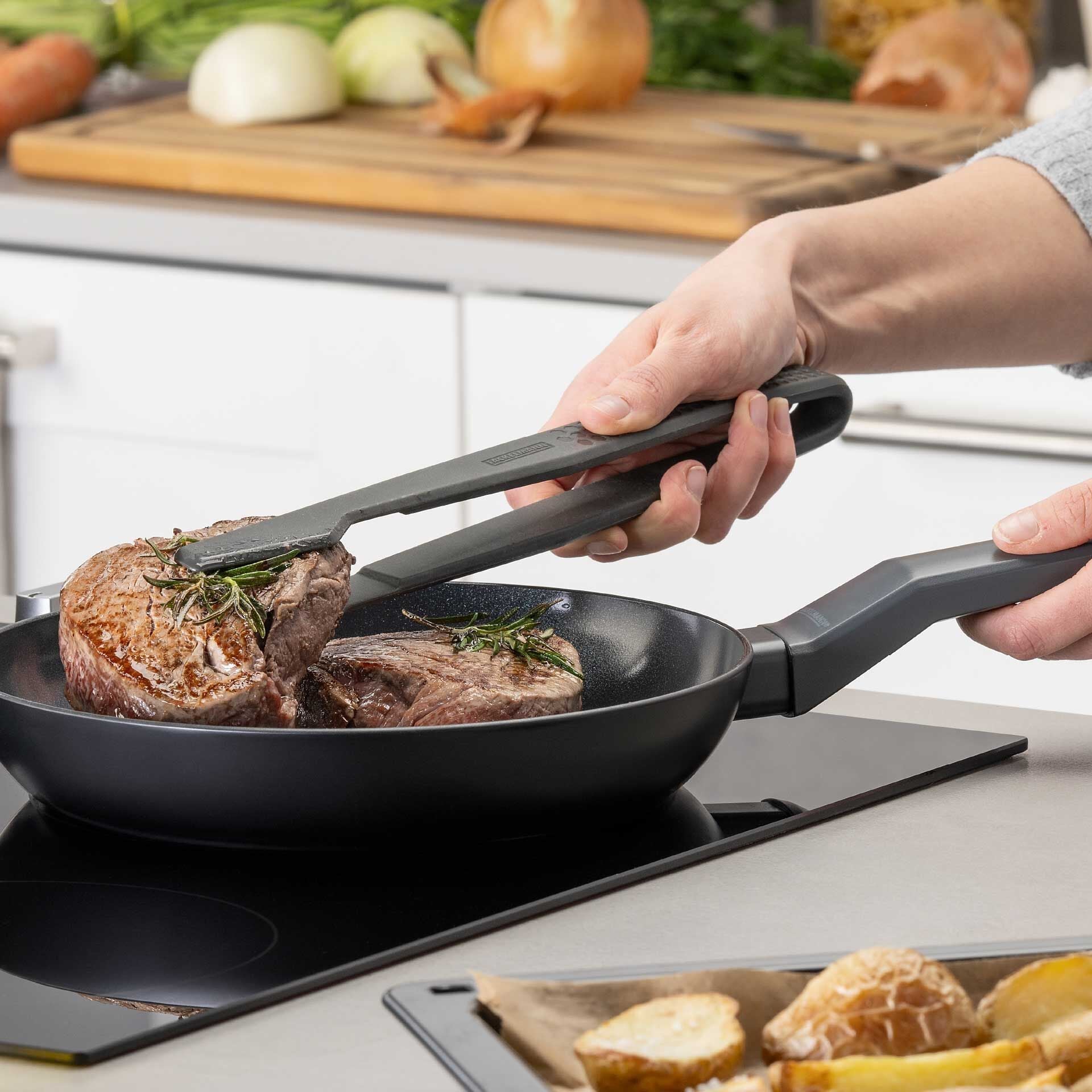 Stekepanne Statement keramikk non-stick Ø24 cm aluminium bakside