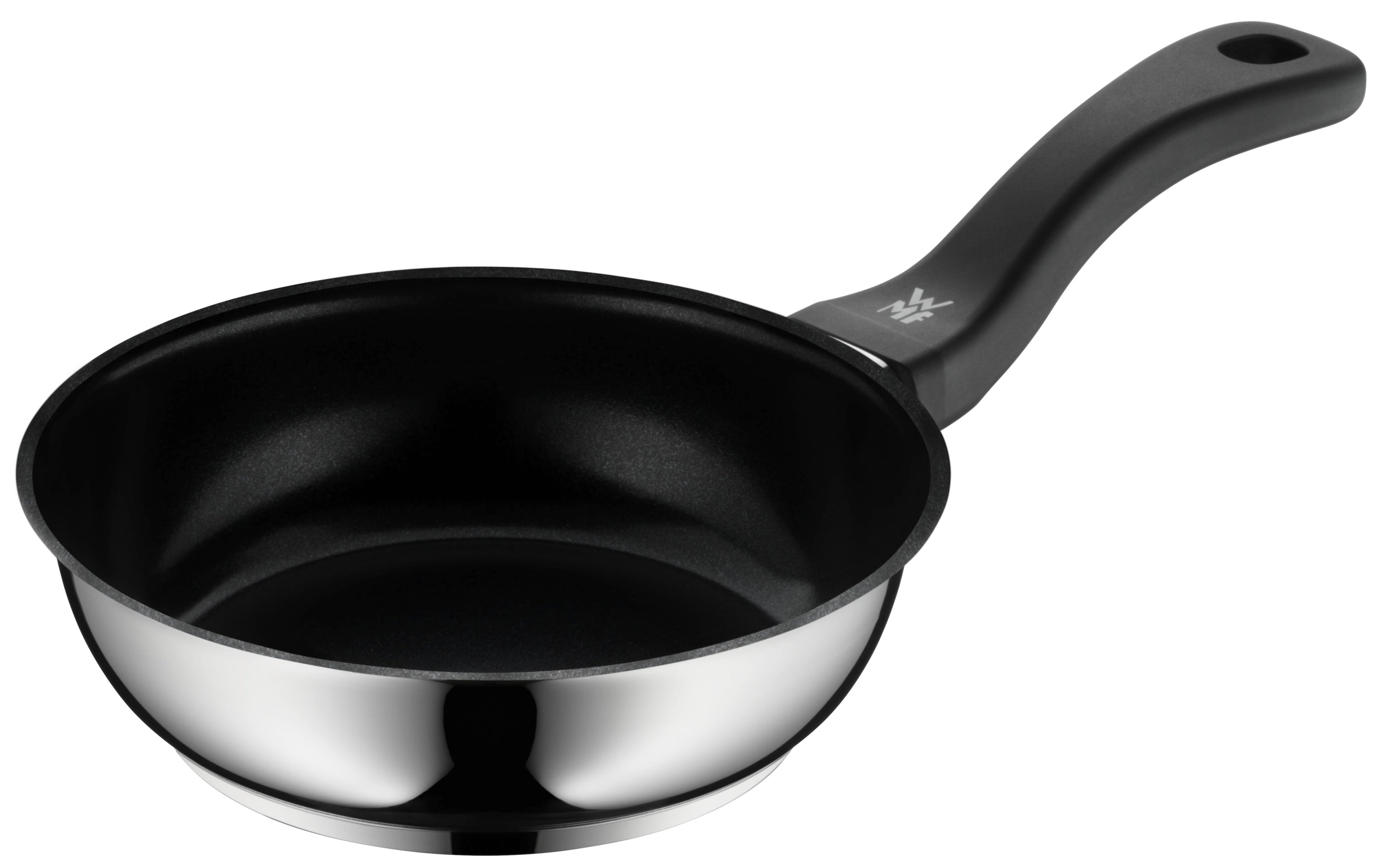 Stekepannesett 2-delt non-stick 18 cm + 28 cm rustfritt stål - WMF sideprofil