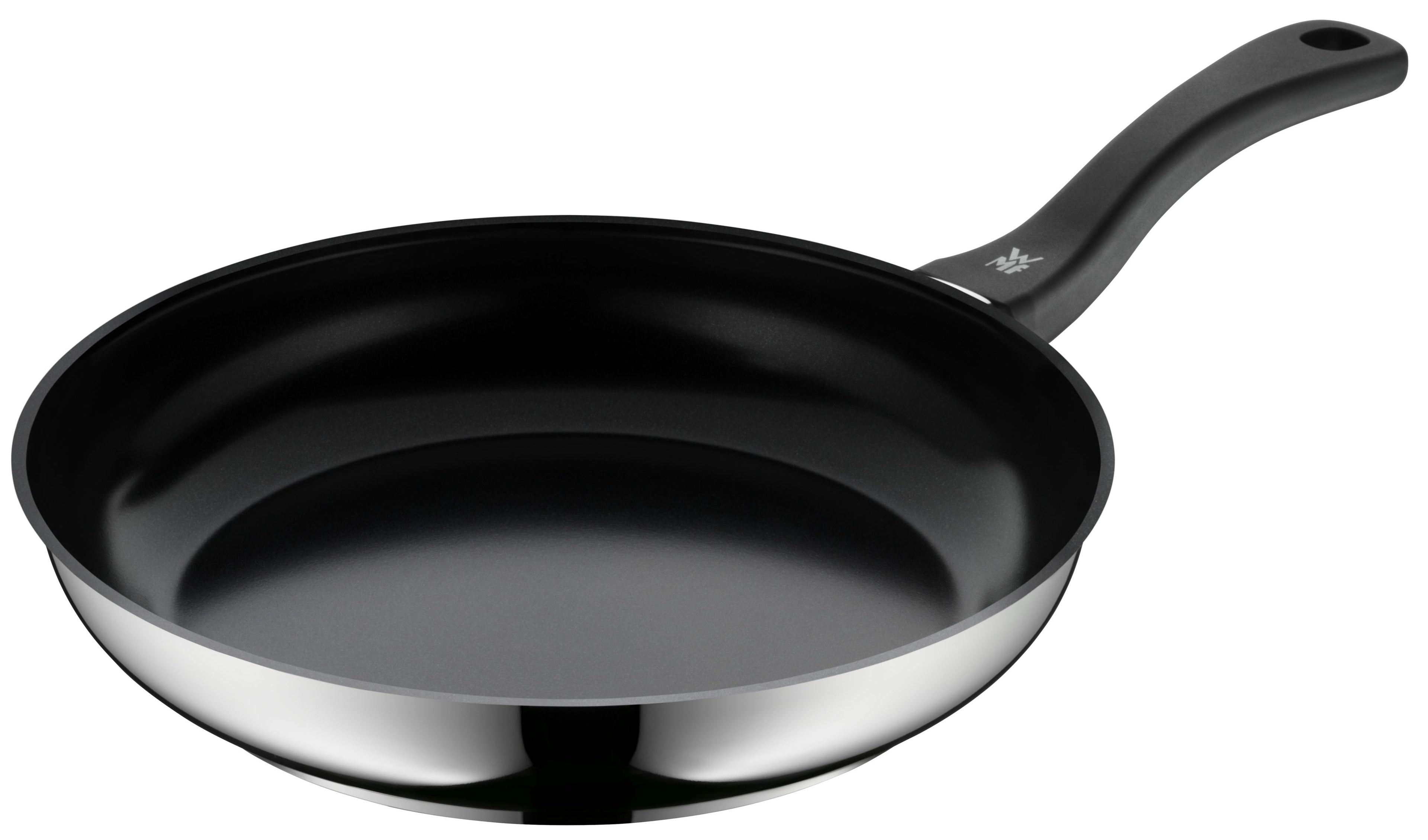Stekepannesett 2-delt non-stick 18 cm + 28 cm rustfritt stål - WMF visning av hellekant