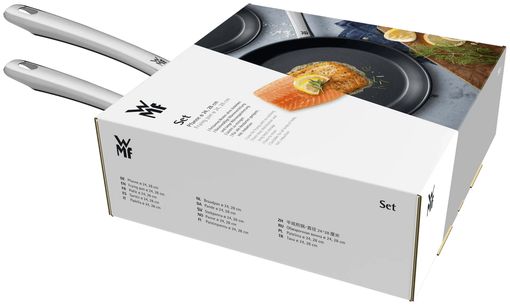 Nærbilde av helletut på Stekepannesett 2-delt non-stick 24 og 28 cm Nordic Profi - WMF