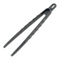 Stekepinsett 29 cm svart varmebestandig for grilling forfra