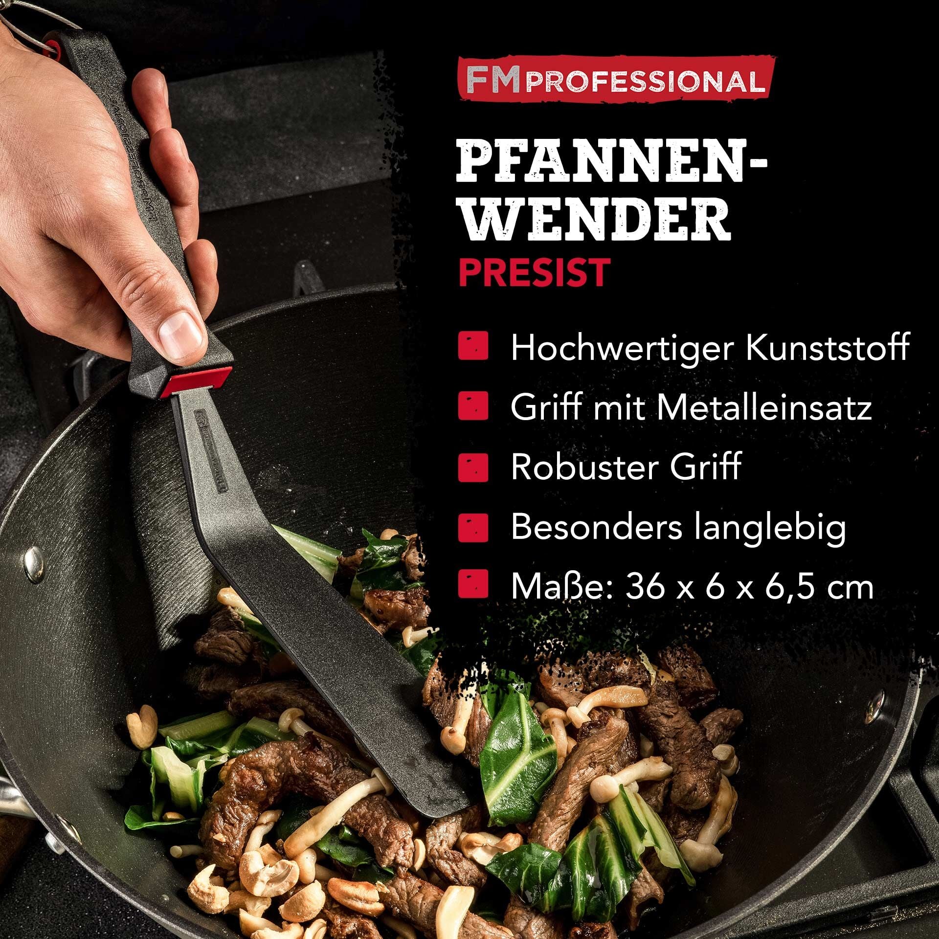 Stekespade 32x6 cm rustfritt stål - FMprofessional nærbilde