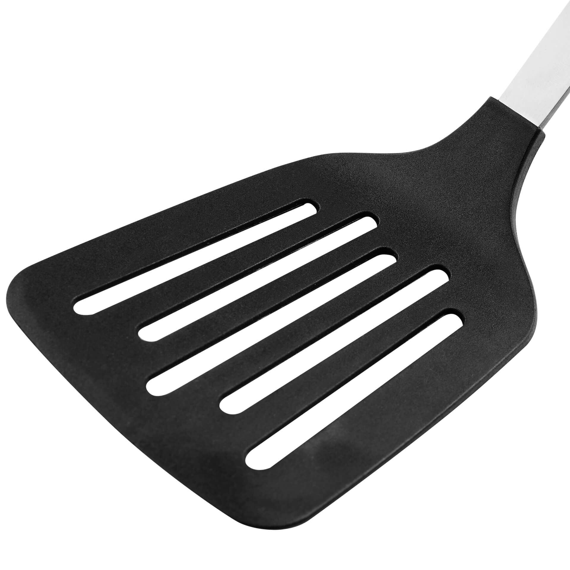 Stekespade 37 cm rustfritt stål med plasthode bakside
