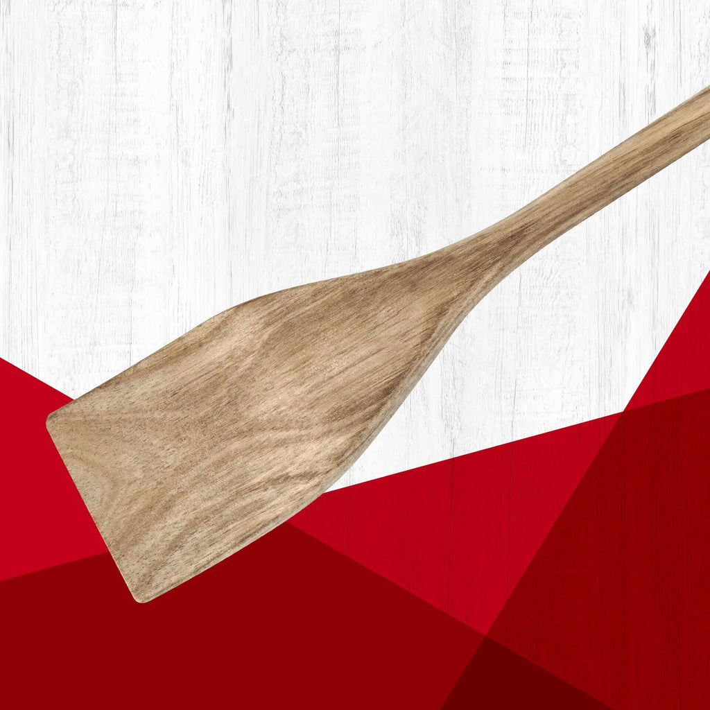 Stekespade akasietre 33 cm non-stick-vennlig detalj