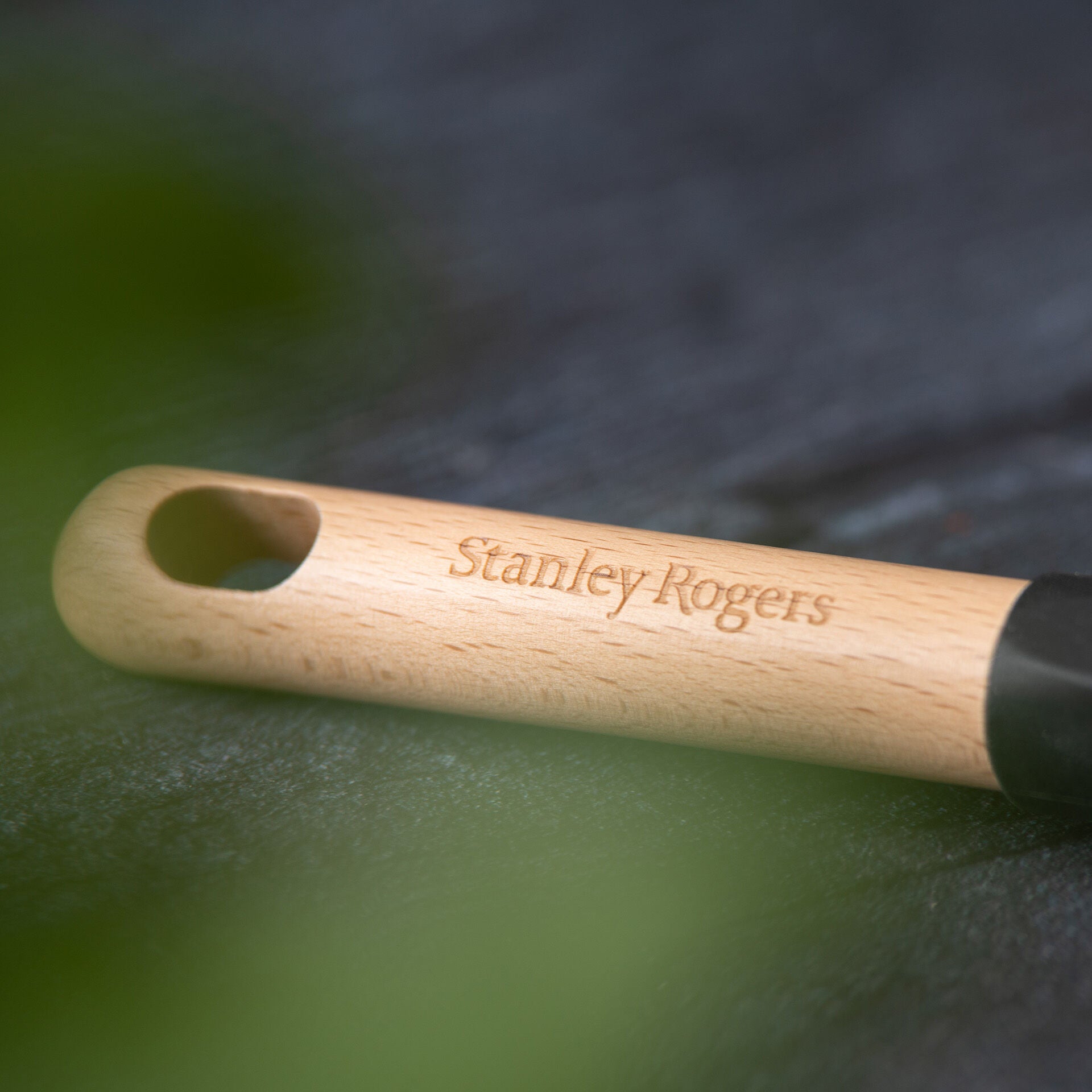 Stekespade bøketre 31 cm - Stanley Rogers sideprofil