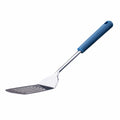 Stekespade med slisser rustfritt stål 33 cm blå - Fackelmann forfra