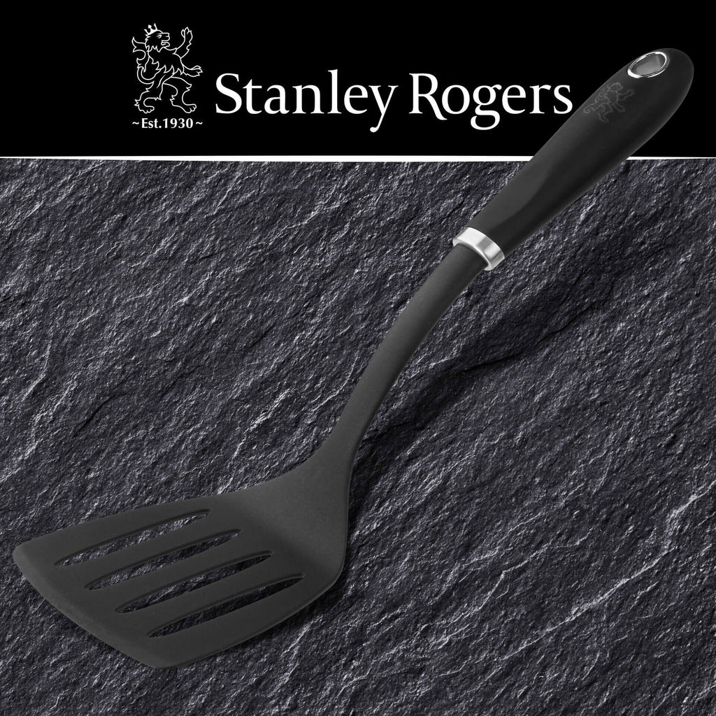 Detalj av stekespade med spalter 32 cm rustfritt stål - Stanley Rogers