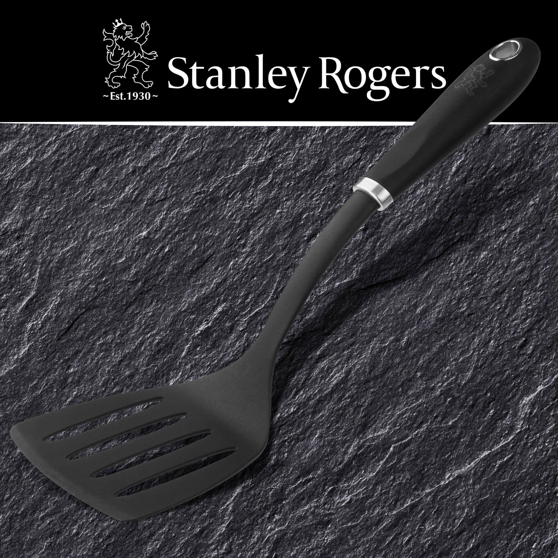 Detalj av stekespade med spalter 32 cm rustfritt stål - Stanley Rogers
