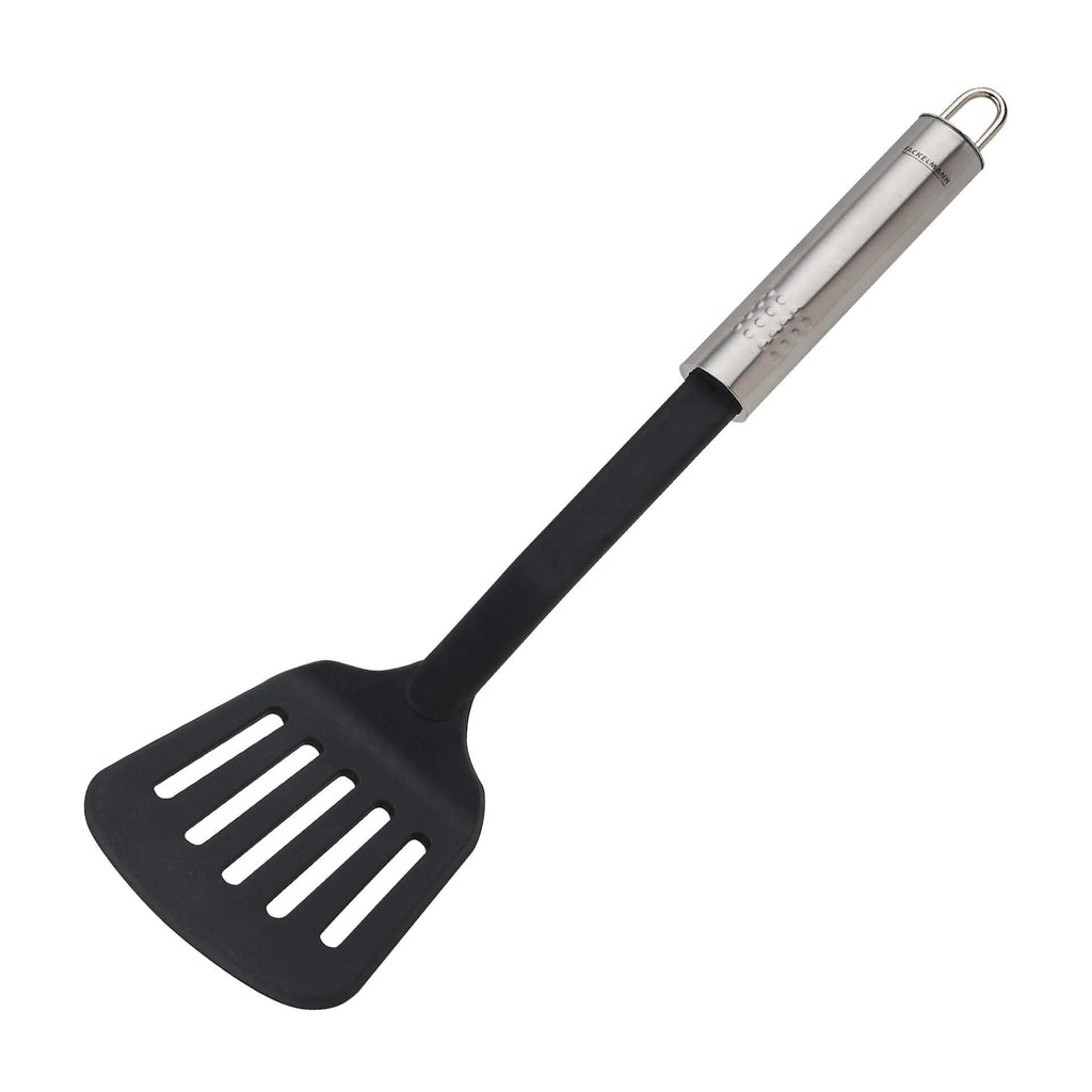 Stekespade med spalter og ovalt grep 32 cm plast - Fackelmann forfra