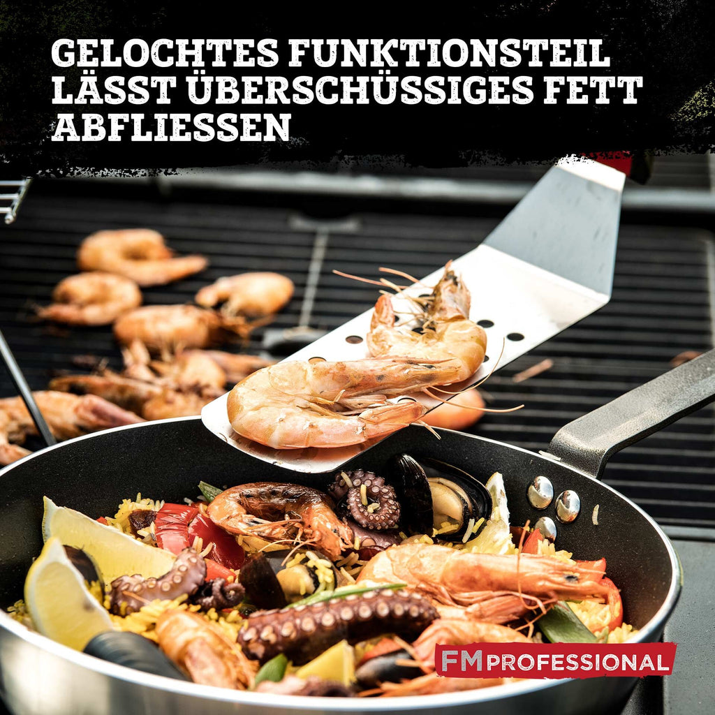Oversikt av Stekespade perforert 24x7 cm varmebestandig FMprofessional