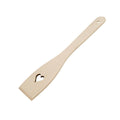 Stekespade tre med hjerteform 30 cm bøk FSC forfra