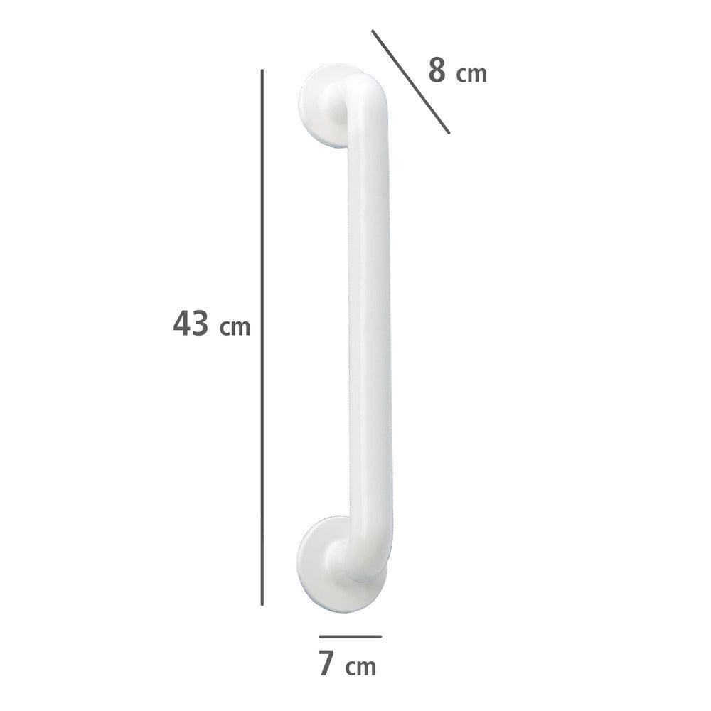 Detalj av Støttehåndtak bad aluminium hvit 43 cm Secura - WENKO
