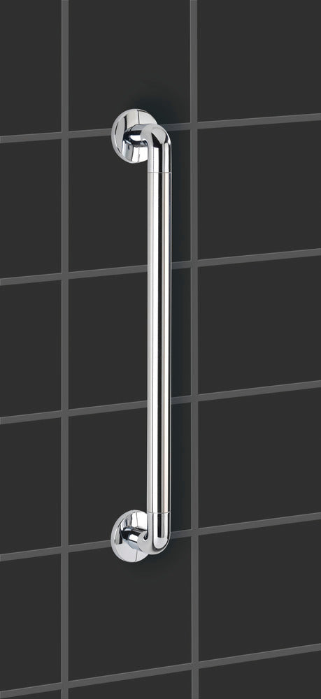 Oversikt over støttehåndtak bad aluminium krom 64,5 cm Secura