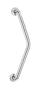 Støttehåndtak Secura 37 x 37 cm aluminium hvit for badet forfra