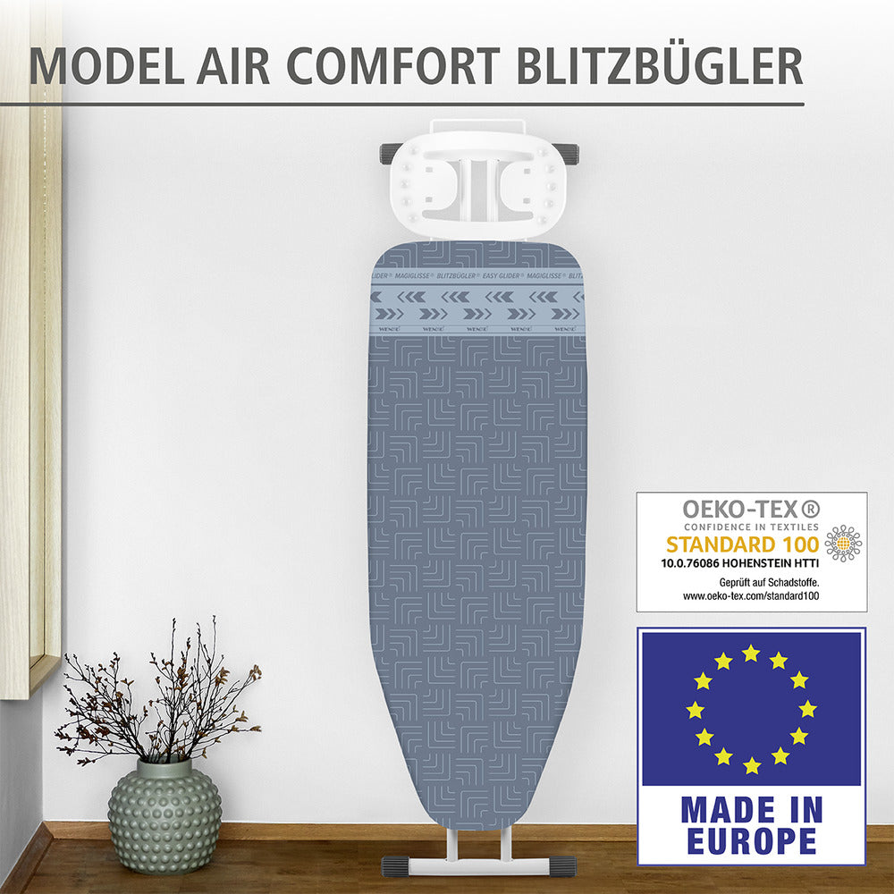 Bakside av Strykebretttrekk Air Comfort med hurtigstryksone 140 x 48 cm bomull