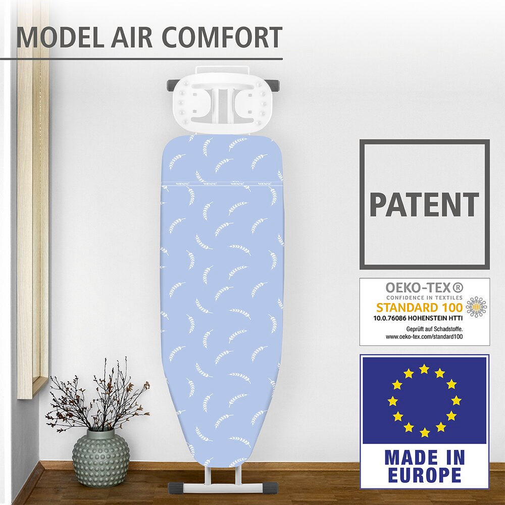 Strykebretttrekk Air Comfort M bomull 125×40 cm bakside