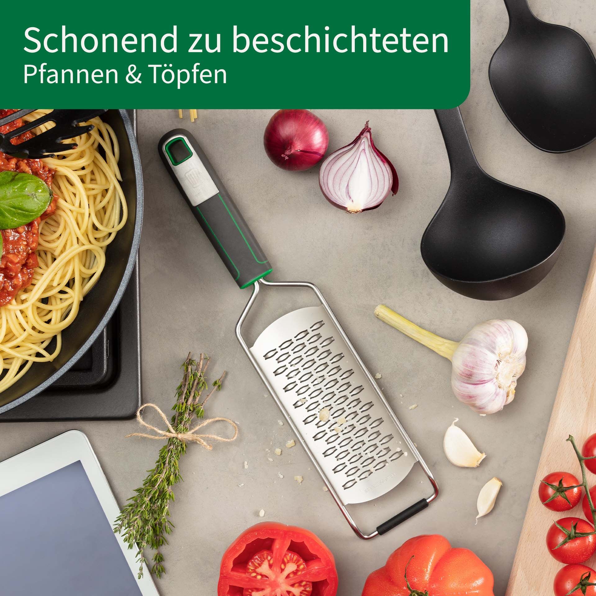Suppøse 31 cm nylon med silikongrep i bruk