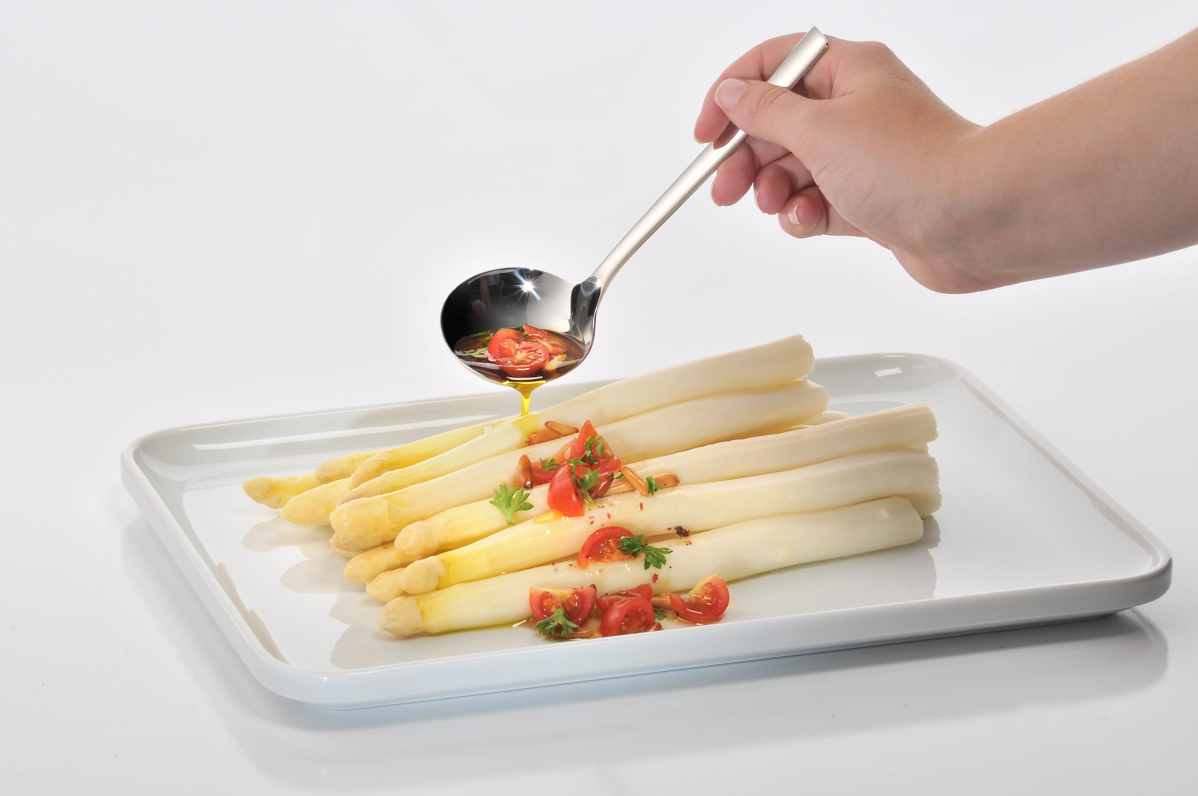 Suppøse polert rustfritt stål 29 cm - WMF Nuova bakside