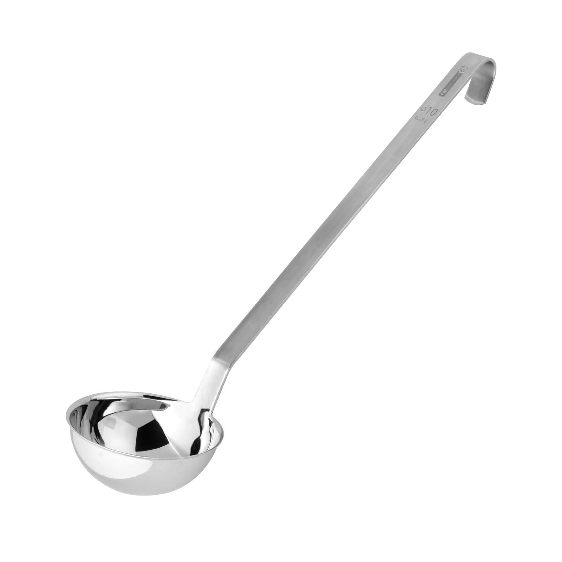 Suppøse rustfritt stål 43 cm 250 ml - FMprofessional forfra