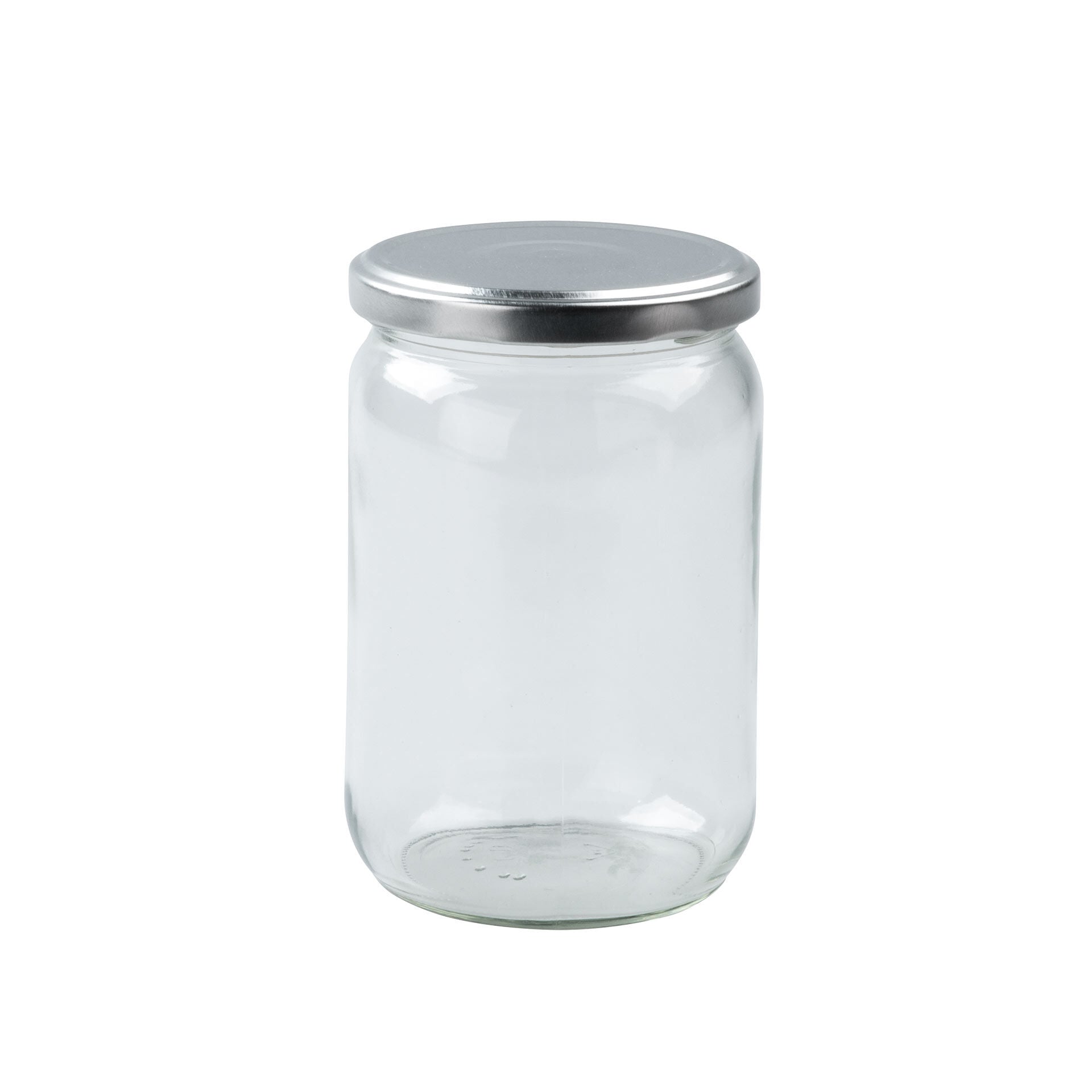 Syltetøyglass med skrulokk 630 ml BPA-fri forfra