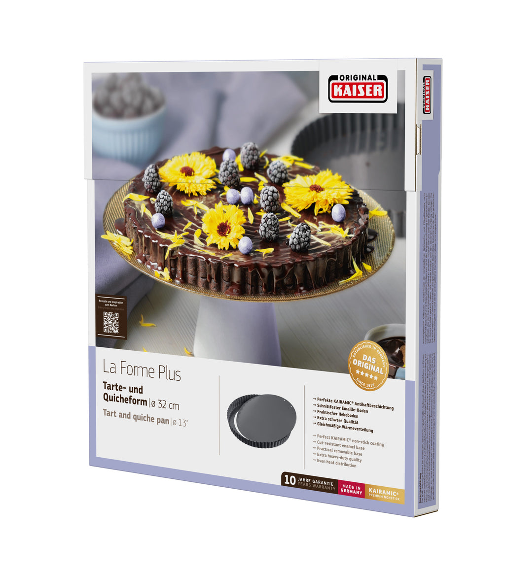 Tærteform med løs bunn 32 cm non-stick - Kaiser detalj av bunn