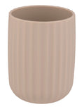 Tannbørsteholder Agropoli beige plast - Wenko forfra