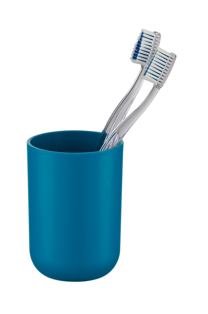 Tannbørsteholder Brasil petrol bruddssikker plast bakside