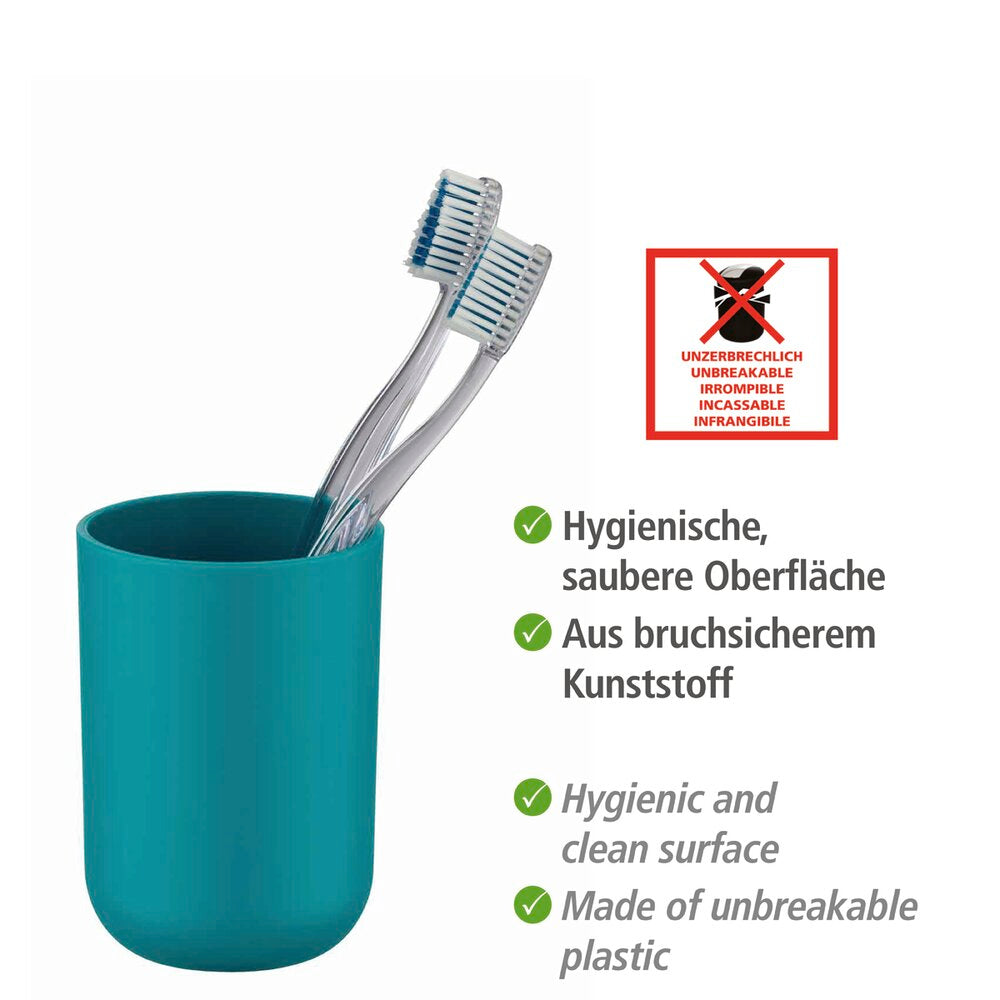Tannbørsteholder Brasil petrol bruddssikker plast montert