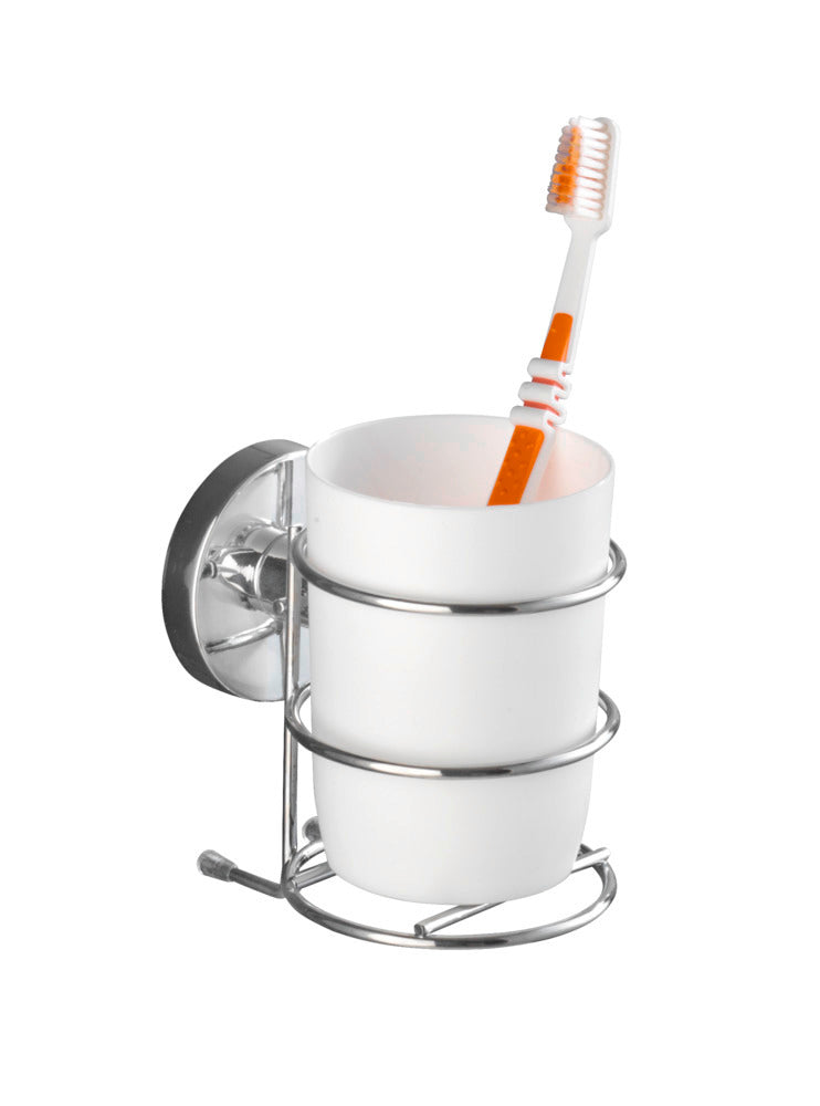 Tannbørsteholder metall Milazzo med Vacuum-Loc® feste forfra
