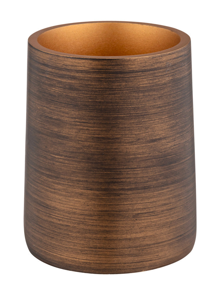 Tannbørsteholder Palena bronse polyresin forfra