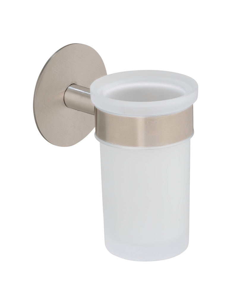 Detalj av tannbørsteholder rustfritt stål matt MELETO lim/skrue - Schöner Wohnen