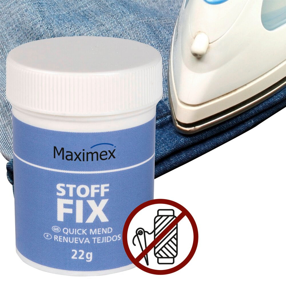 Tekstilfikspulver 22 g vask- og rengjøringsbestandig - Maximex produktbilde