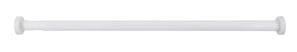 Teleskop dusjforhengstang hvit aluminium 70-115 cm - WENKO bakside