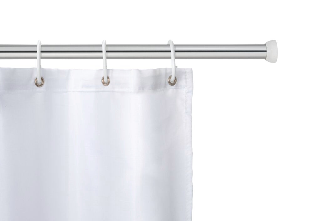 Teleskopisk dusjstang krom 70-115 cm aluminium - WENKO forfra