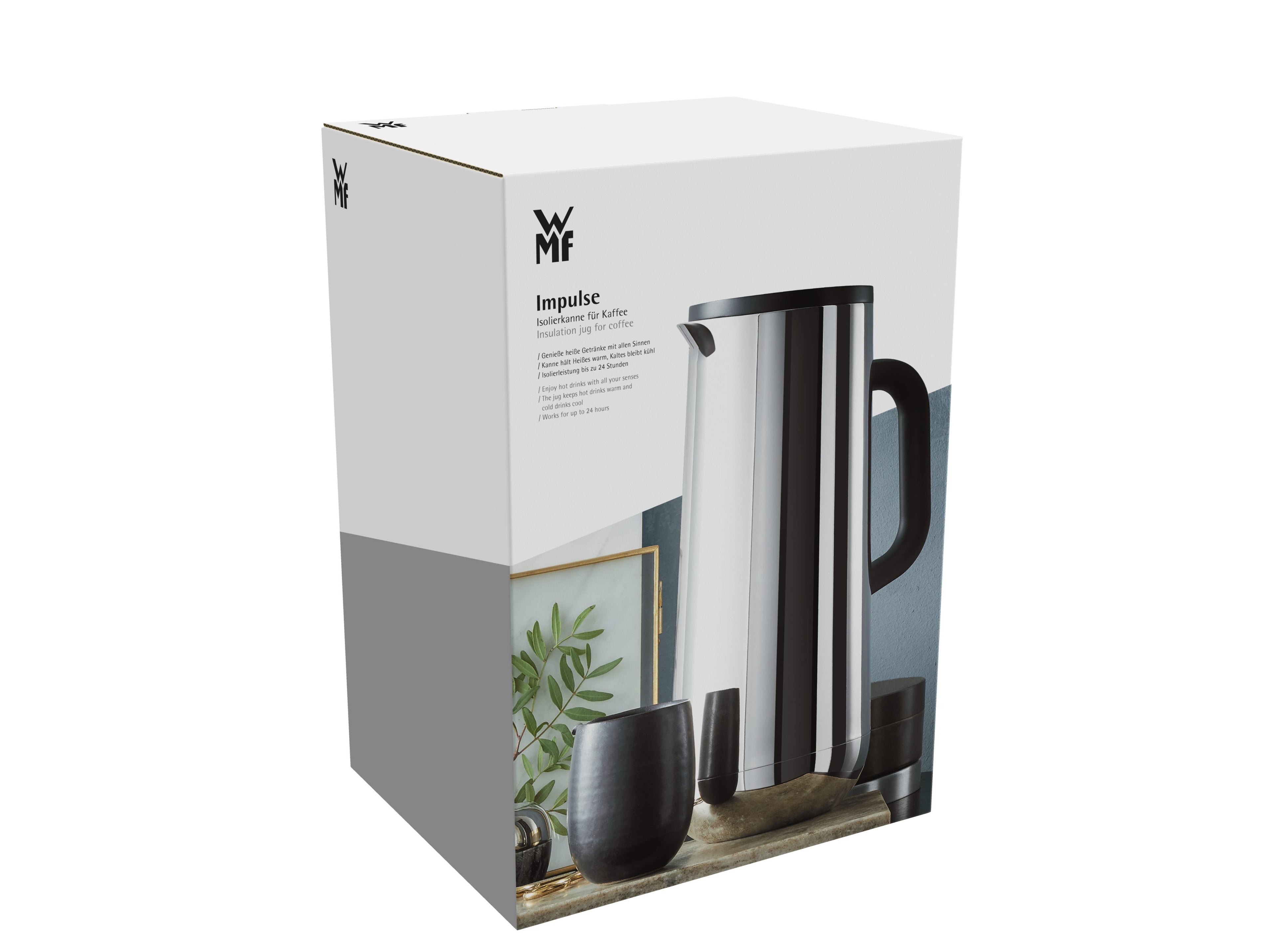 Termokanne Impulse kaffe 1,0 L rustfritt stål isolasjonsdetalj