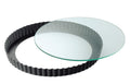 Terte- og quicheform 28 cm med glasbunn non-stick - Kaiser forside