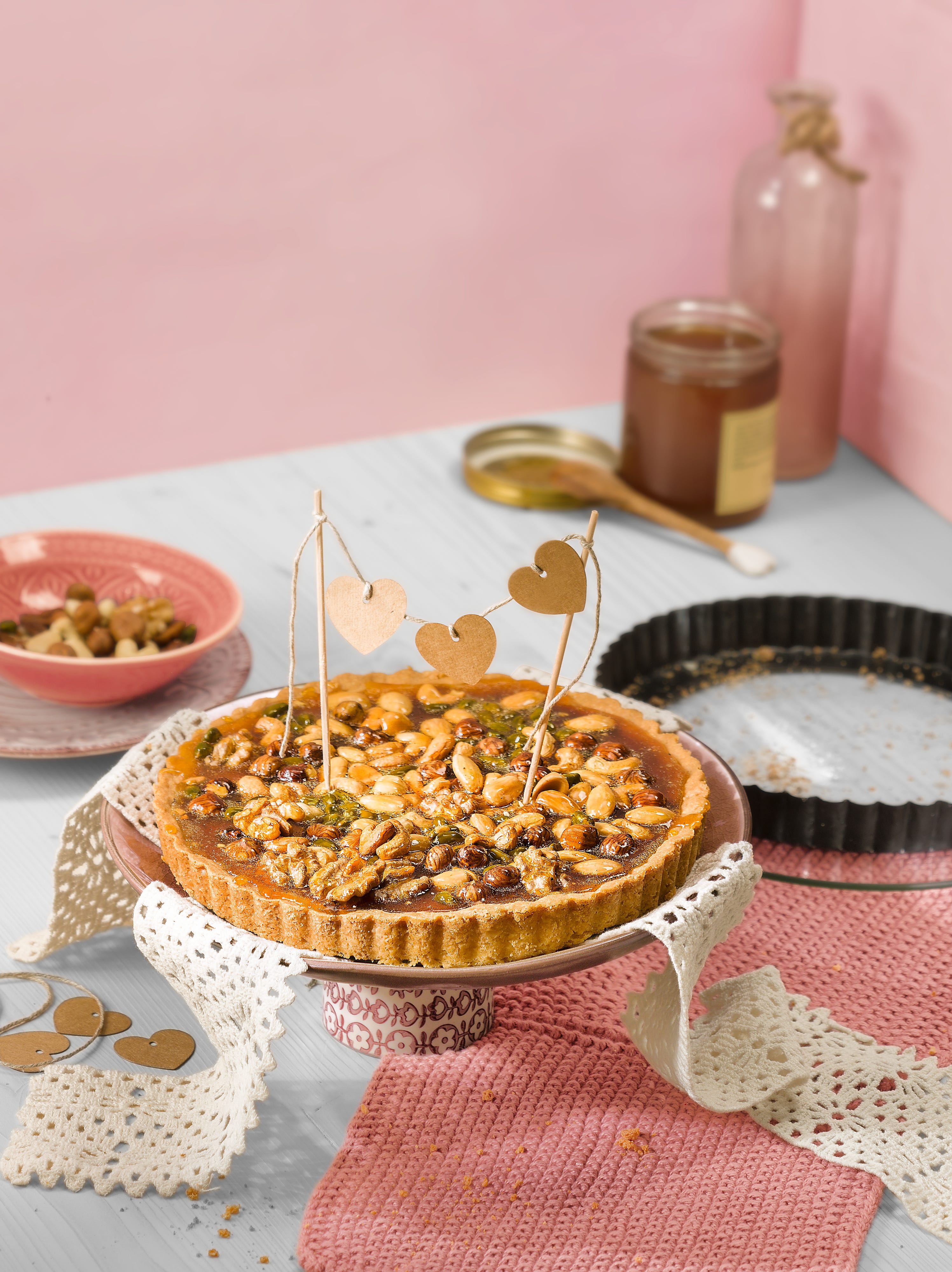 Detalj av non-stick belegg på Terte- og quicheform 28 cm med glasbunn non-stick - Kaiser