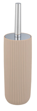 Toalettbørste med holder Agropoli beige plast forfra