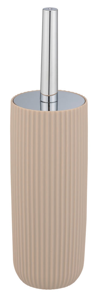 Toalettbørste med holder Agropoli beige plast forfra