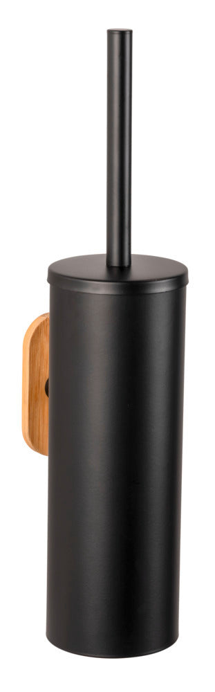 Toalettbørste med holder Orea Bamboo rustfritt stål uten boring forfra