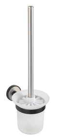 Toalettbørste med holder rustfritt stål matt UV-Loc® uten boring foran