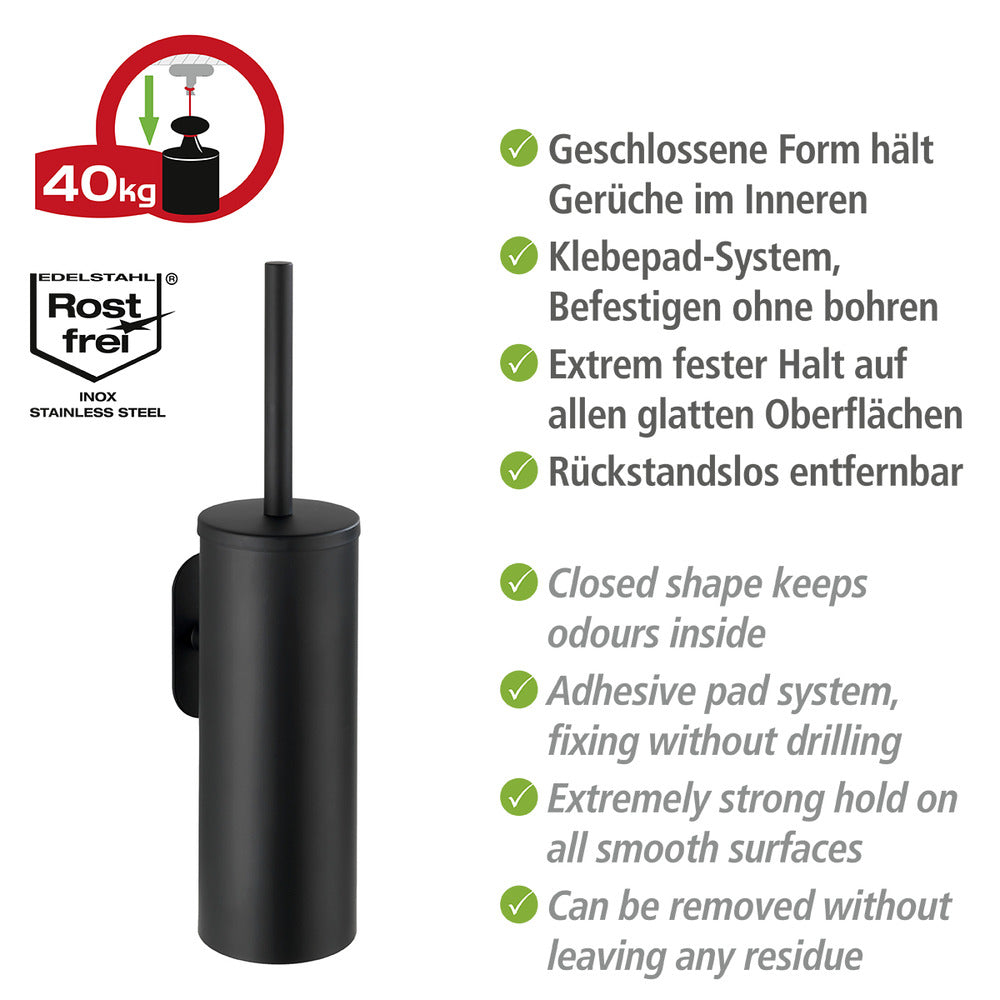 Detalj av Turbo-Loc® monteringssystem på toalettbørste med holder