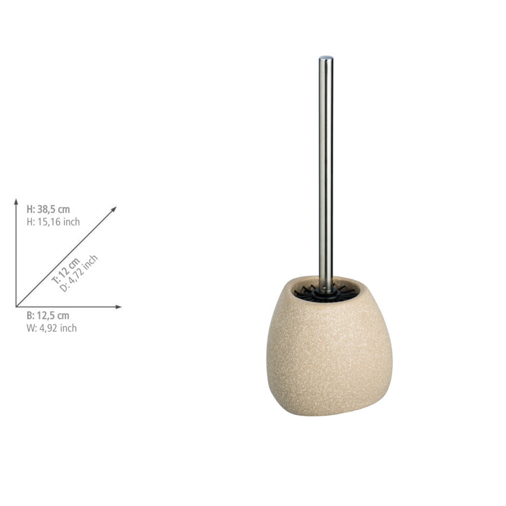 Montert toalettbørste med holder Pion keramikk beige WENKO
