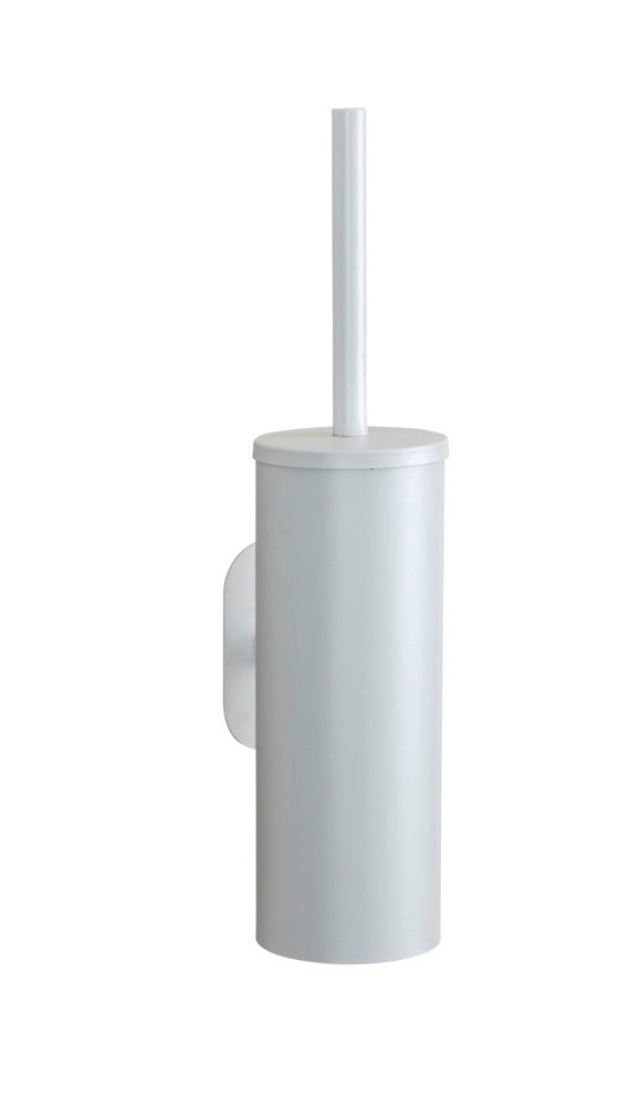 Toalettbørste med holder Turbo-Loc® Orea hvit matt rustfritt stål forfra