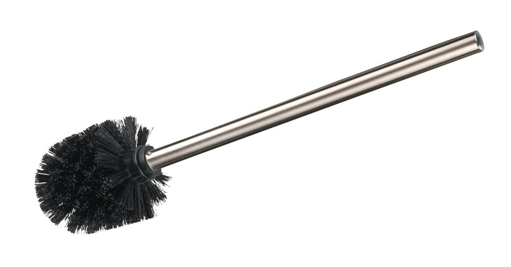 Toalettbørste med stilk i rustfritt stål matt Ø 8 x 35 cm - Wenko forfra