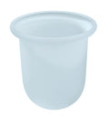 Toalettbørsteholder glass for børster opptil Ø 7,5 cm - WENKO forfra