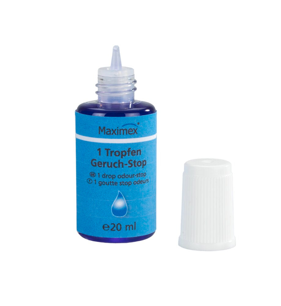 Toalettluktfjerner 1 dråpe mintduft 20 ml - Maximex bakside