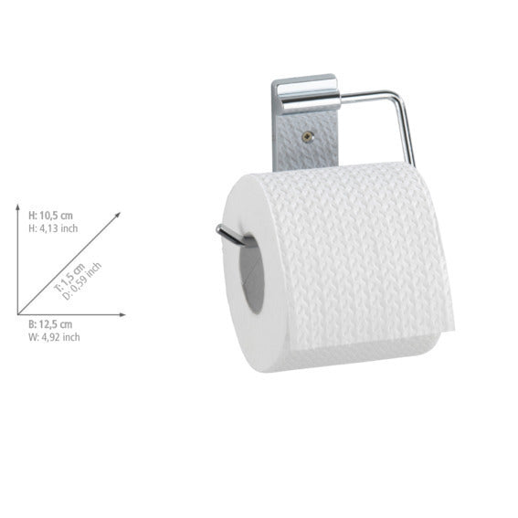 Toalettpapirholder Basic rustfritt stål blank - Wenko bakside